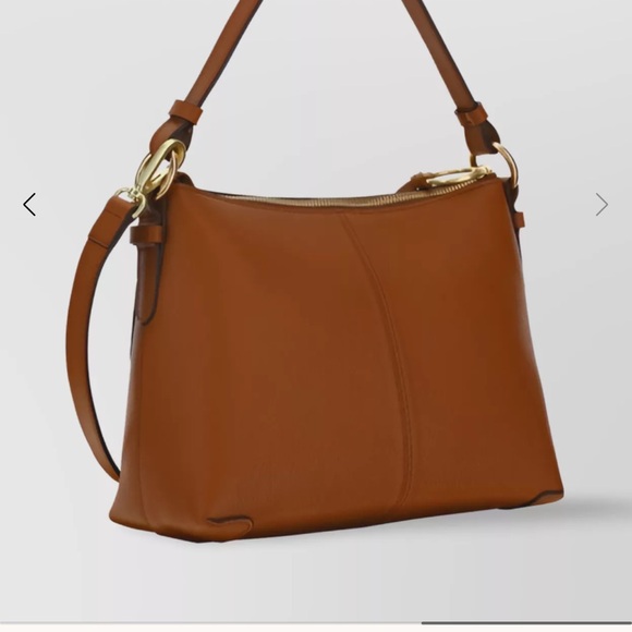 NWT See by Chloe Genuine Calfskin Joan Shoulder Bag, Chestnut - Picture 2 of 7